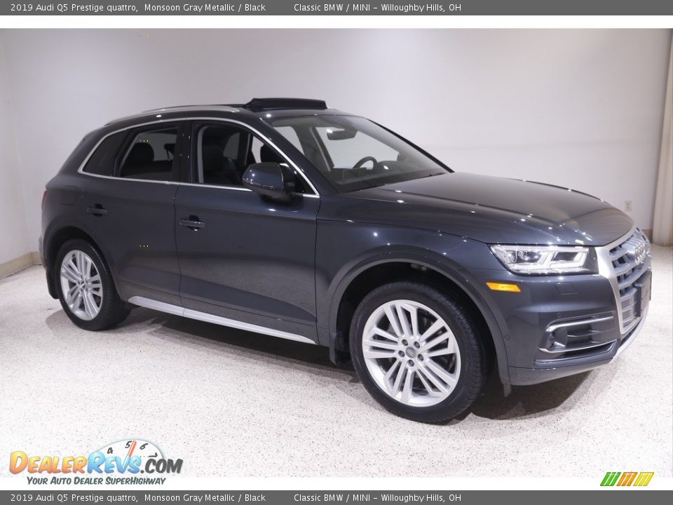 2019 Audi Q5 Prestige quattro Monsoon Gray Metallic / Black Photo #1