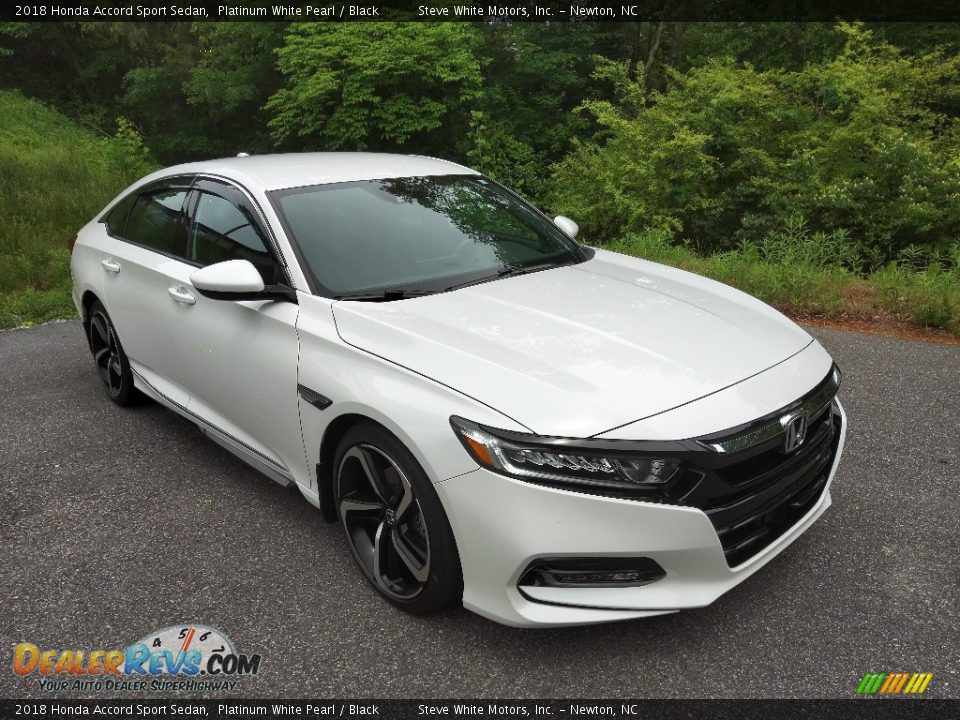 2018 Honda Accord Sport Sedan Platinum White Pearl / Black Photo #5