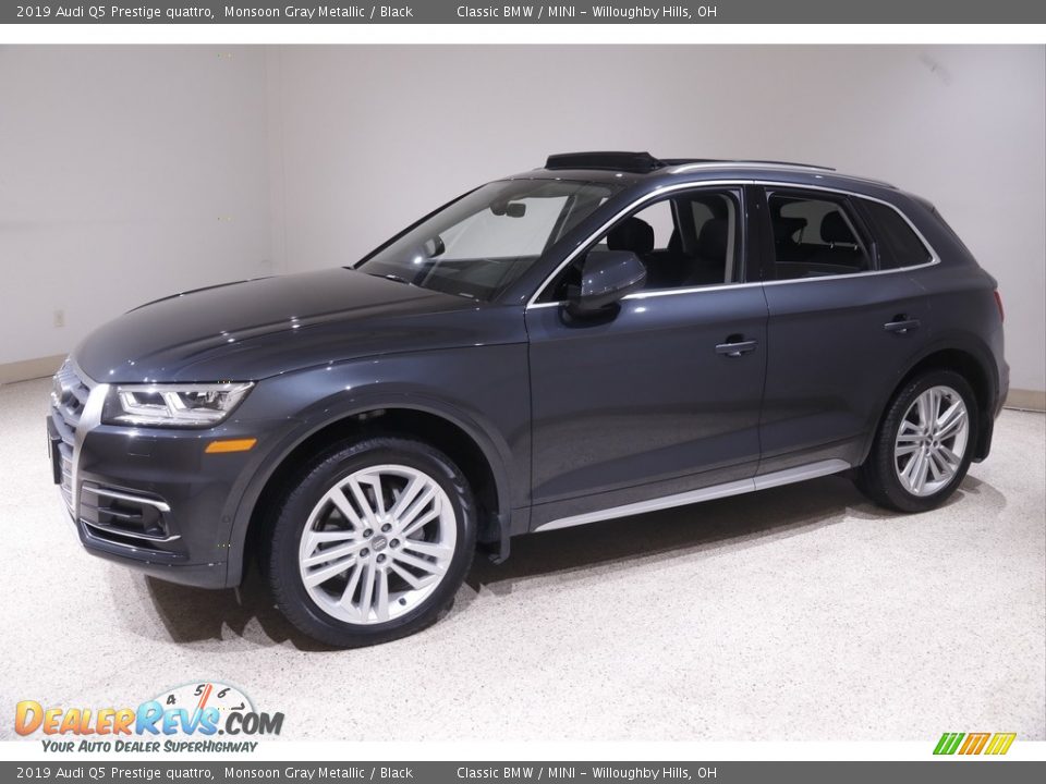 2019 Audi Q5 Prestige quattro Monsoon Gray Metallic / Black Photo #3