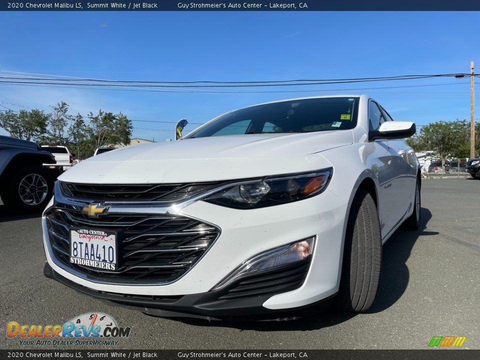 2020 Chevrolet Malibu LS Summit White / Jet Black Photo #3