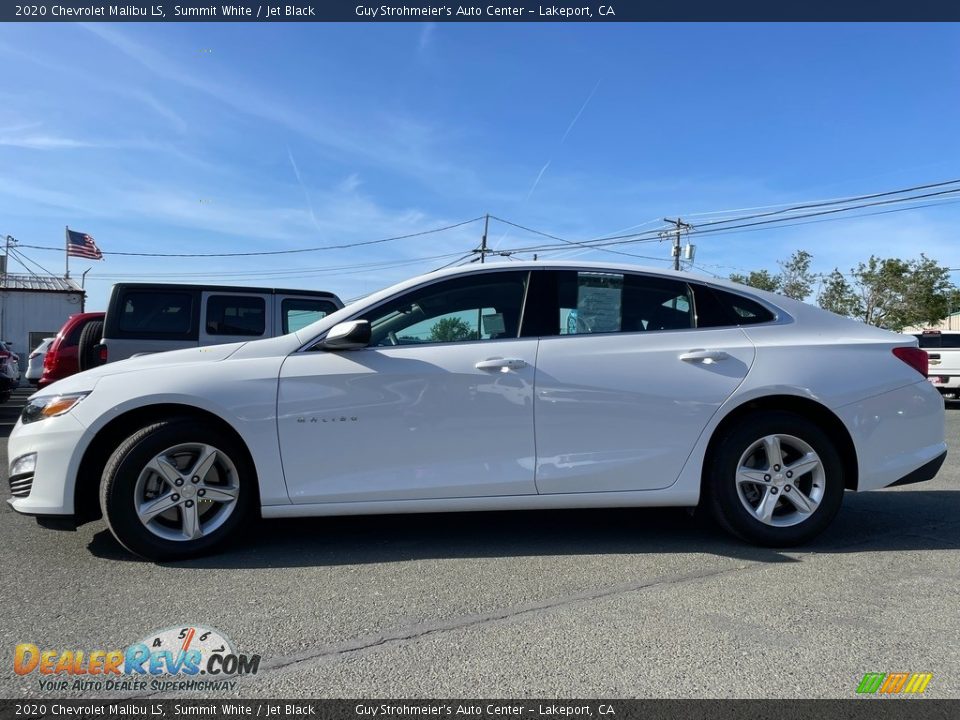 2020 Chevrolet Malibu LS Summit White / Jet Black Photo #4