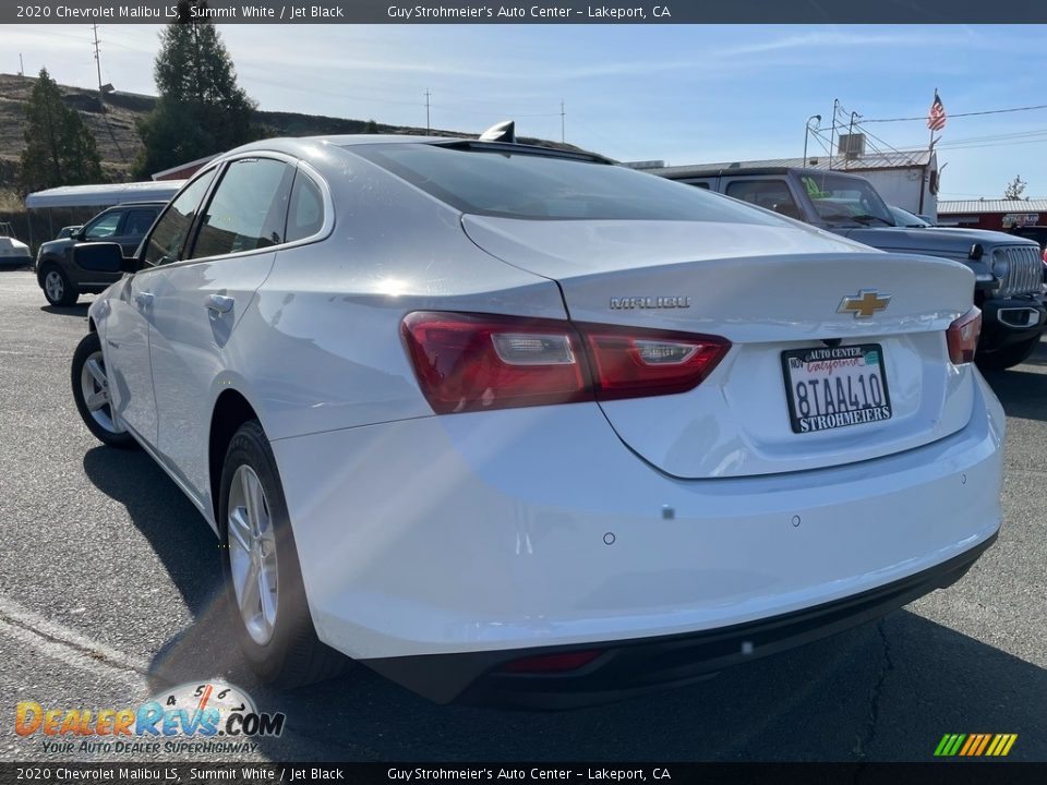 2020 Chevrolet Malibu LS Summit White / Jet Black Photo #5