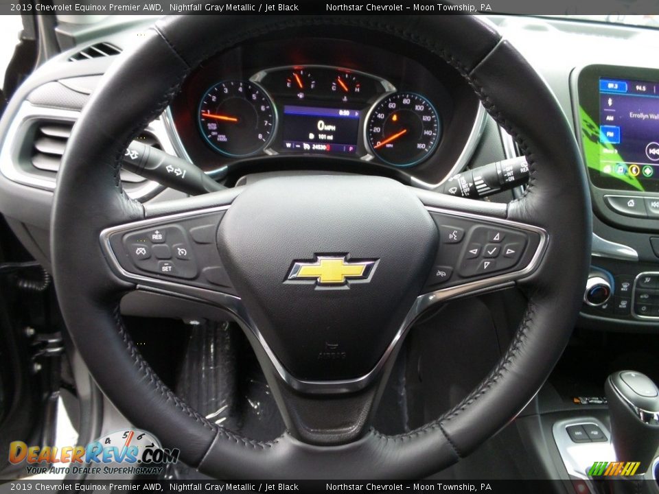 2019 Chevrolet Equinox Premier AWD Nightfall Gray Metallic / Jet Black Photo #26