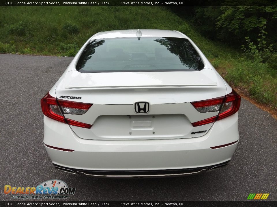 2018 Honda Accord Sport Sedan Platinum White Pearl / Black Photo #8