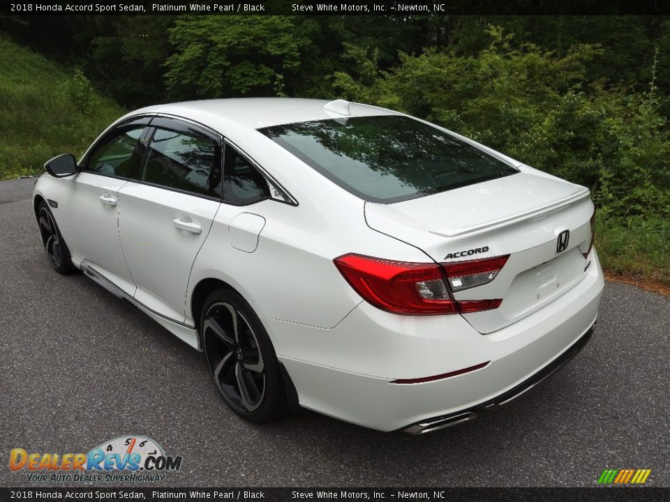 2018 Honda Accord Sport Sedan Platinum White Pearl / Black Photo #9