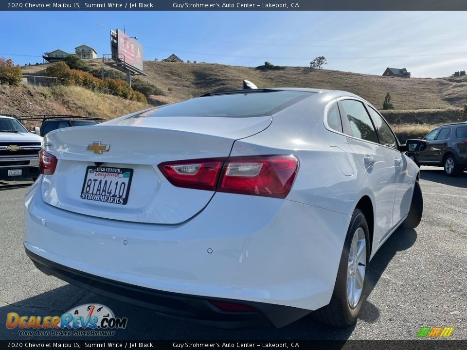 2020 Chevrolet Malibu LS Summit White / Jet Black Photo #7