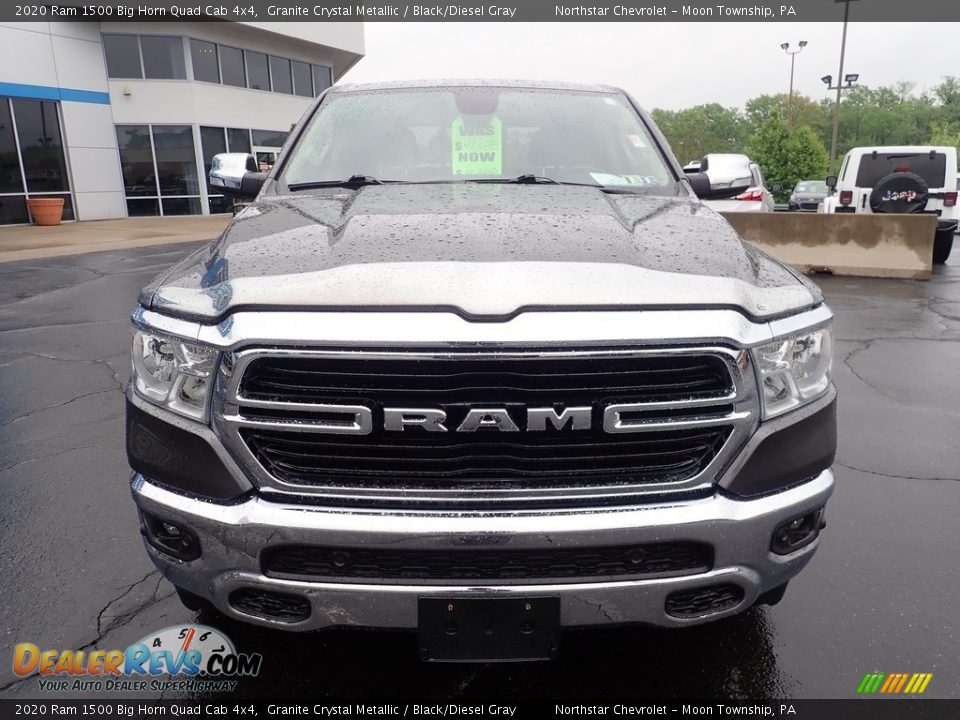 2020 Ram 1500 Big Horn Quad Cab 4x4 Granite Crystal Metallic / Black/Diesel Gray Photo #12