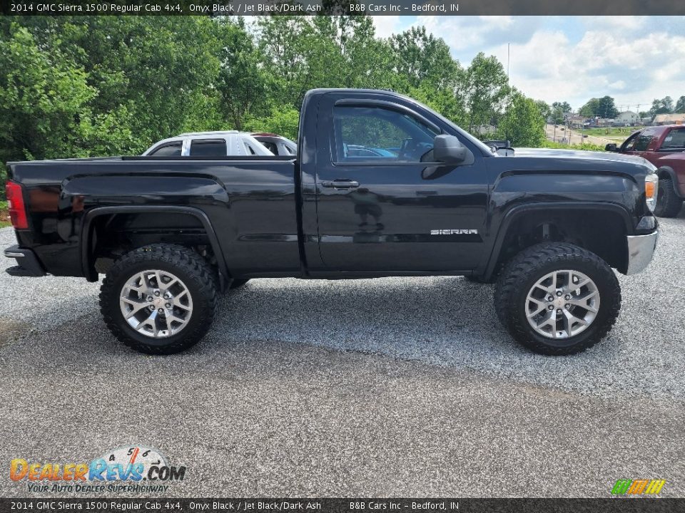 2014 GMC Sierra 1500 Regular Cab 4x4 Onyx Black / Jet Black/Dark Ash Photo #1