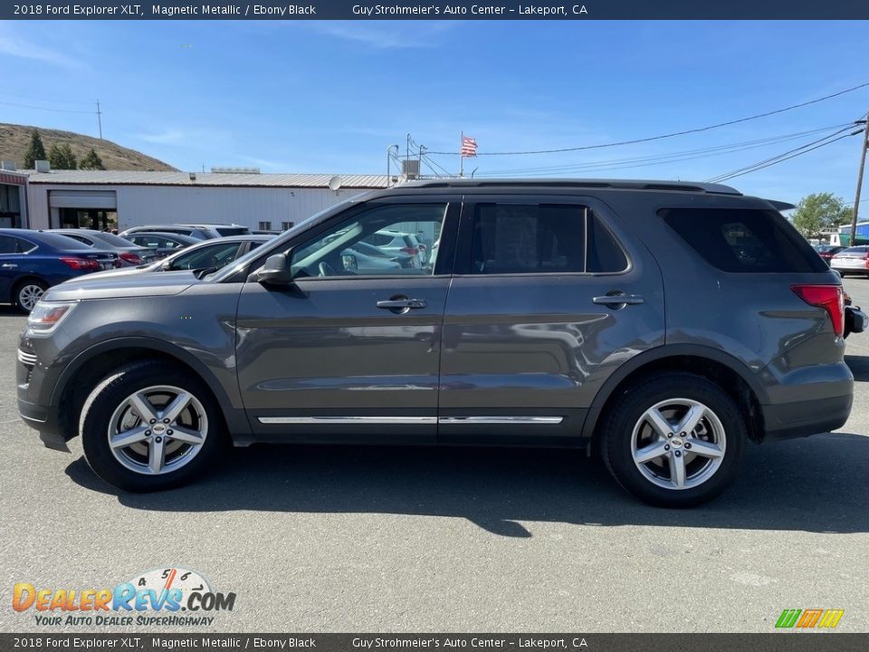 2018 Ford Explorer XLT Magnetic Metallic / Ebony Black Photo #4