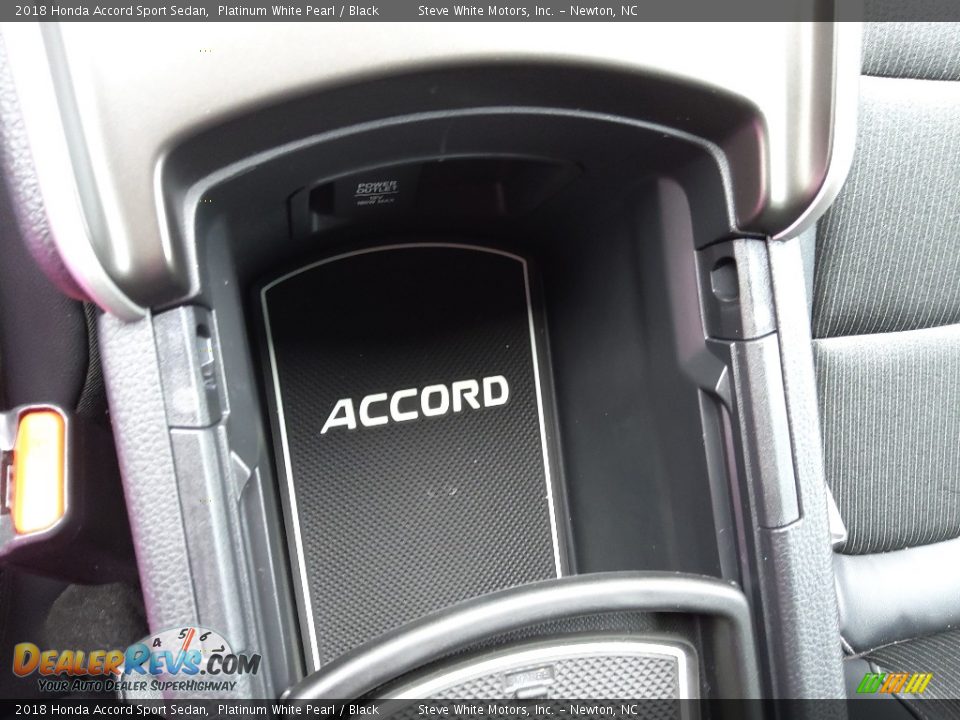 2018 Honda Accord Sport Sedan Platinum White Pearl / Black Photo #26