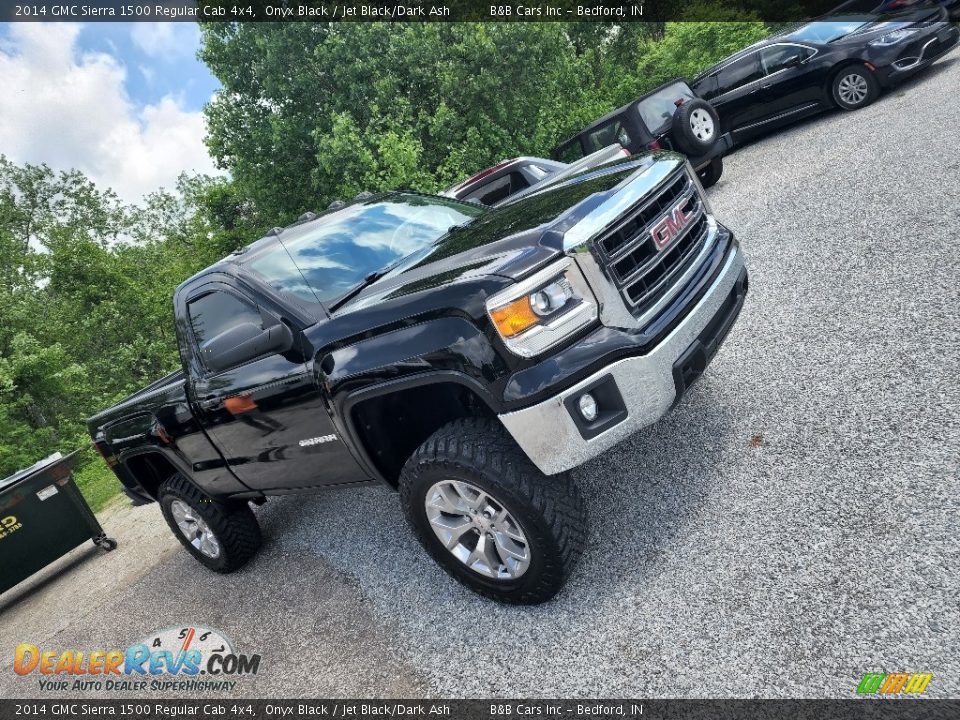 2014 GMC Sierra 1500 Regular Cab 4x4 Onyx Black / Jet Black/Dark Ash Photo #2