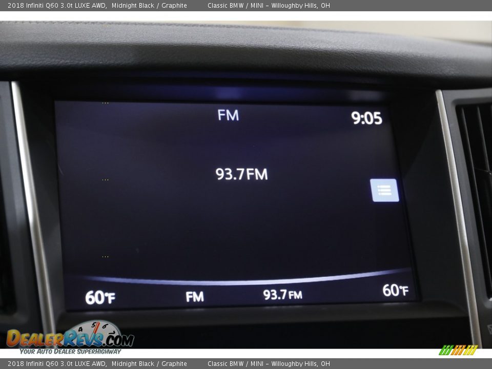 Audio System of 2018 Infiniti Q60 3.0t LUXE AWD Photo #11