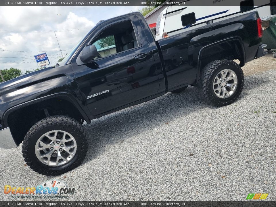 2014 GMC Sierra 1500 Regular Cab 4x4 Onyx Black / Jet Black/Dark Ash Photo #5