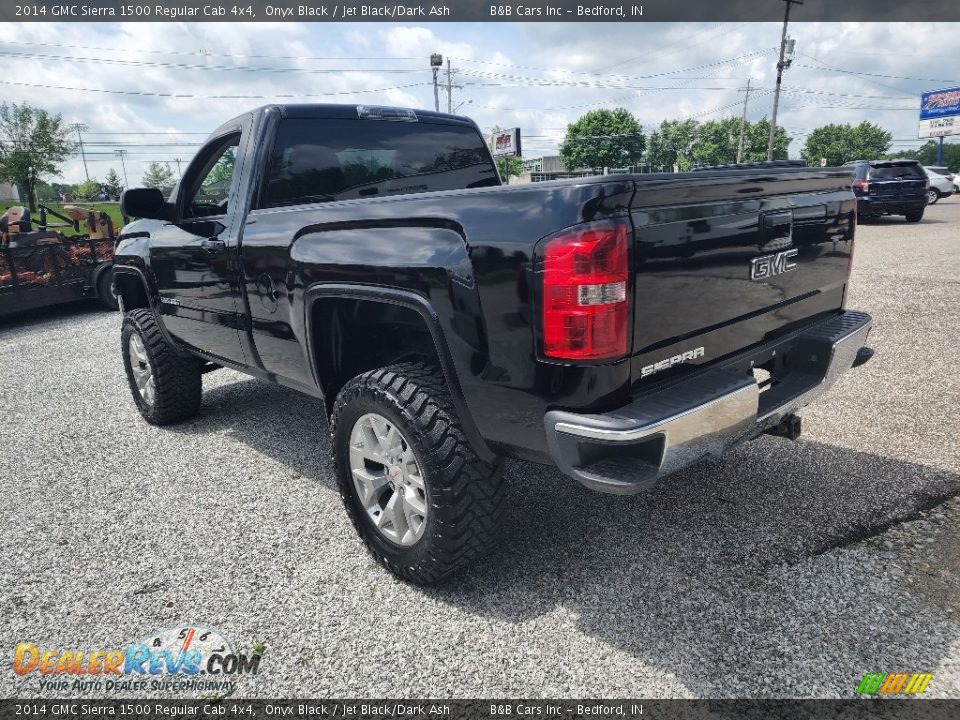 2014 GMC Sierra 1500 Regular Cab 4x4 Onyx Black / Jet Black/Dark Ash Photo #7