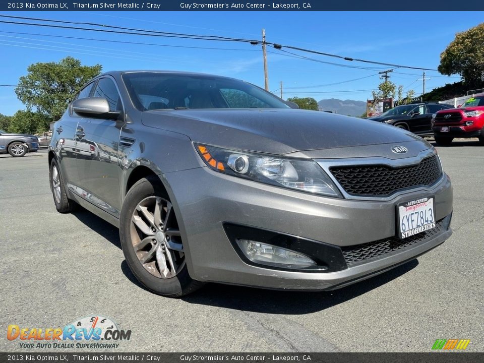 2013 Kia Optima LX Titanium Silver Metallic / Gray Photo #1