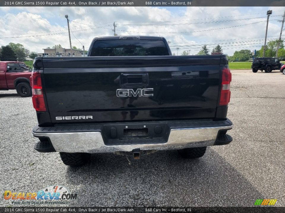 2014 GMC Sierra 1500 Regular Cab 4x4 Onyx Black / Jet Black/Dark Ash Photo #8