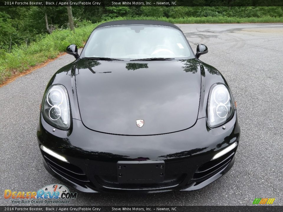 2014 Porsche Boxster Black / Agate Grey/Pebble Grey Photo #5