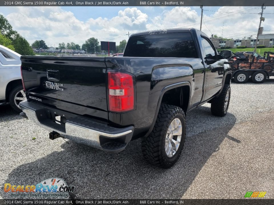 2014 GMC Sierra 1500 Regular Cab 4x4 Onyx Black / Jet Black/Dark Ash Photo #9