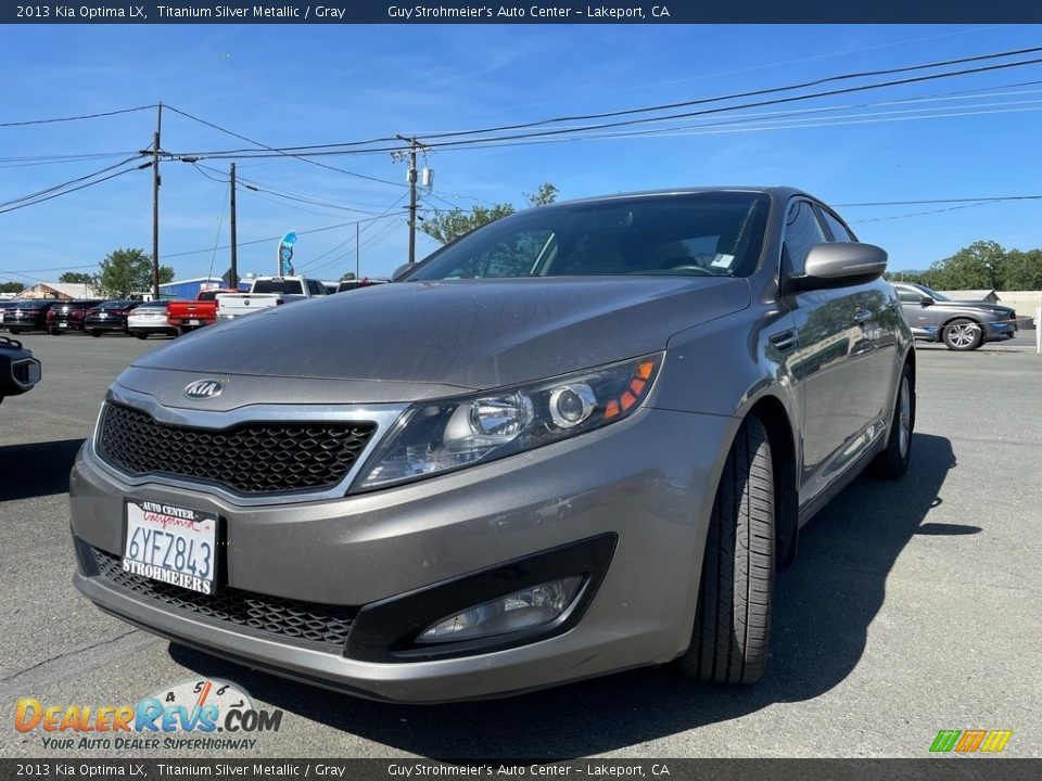 2013 Kia Optima LX Titanium Silver Metallic / Gray Photo #3