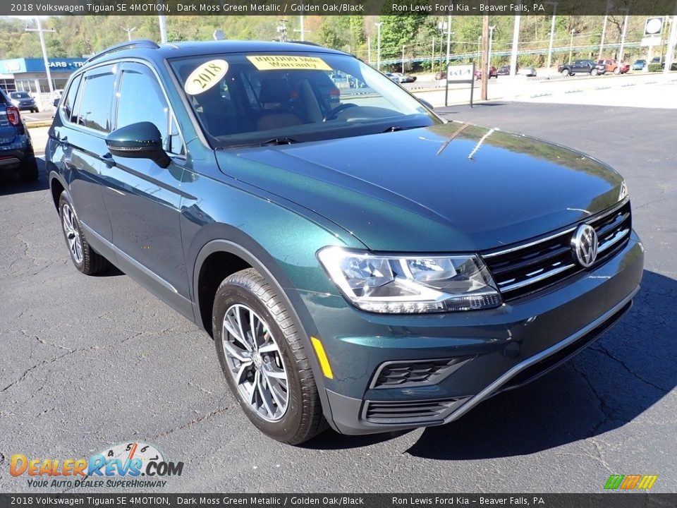 Front 3/4 View of 2018 Volkswagen Tiguan SE 4MOTION Photo #2