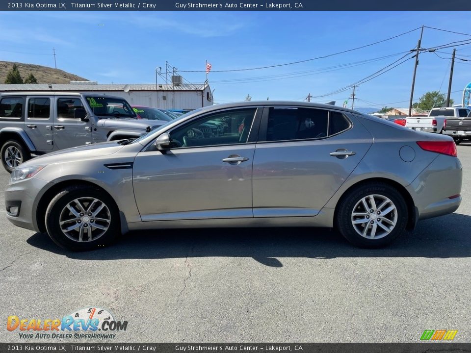 2013 Kia Optima LX Titanium Silver Metallic / Gray Photo #4