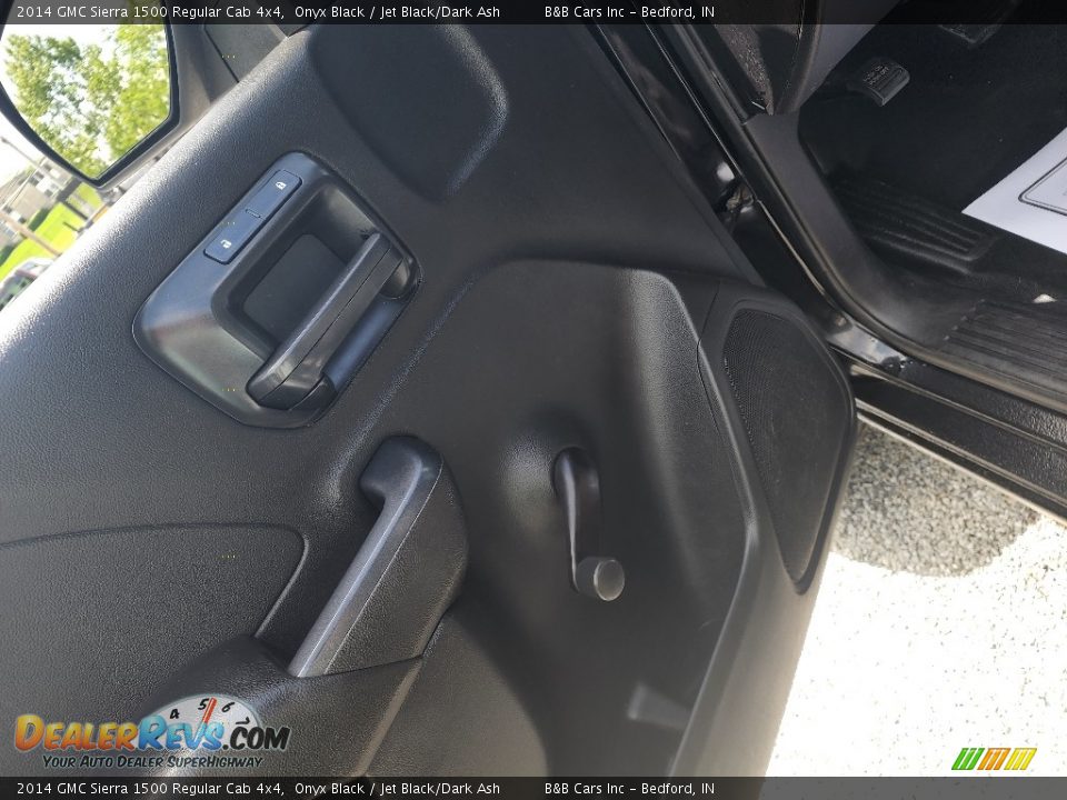 2014 GMC Sierra 1500 Regular Cab 4x4 Onyx Black / Jet Black/Dark Ash Photo #11