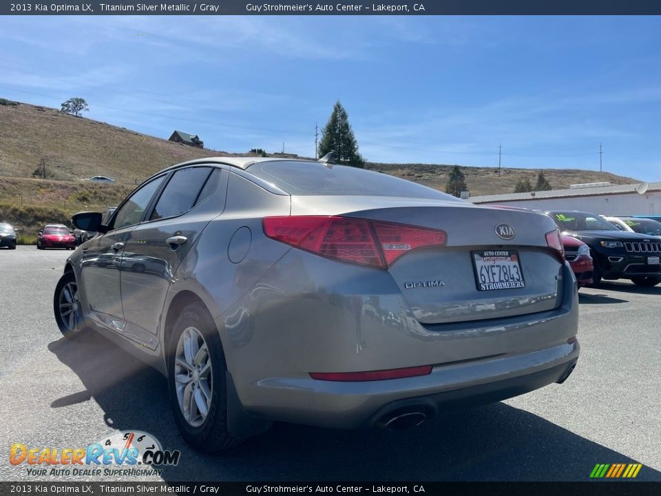 2013 Kia Optima LX Titanium Silver Metallic / Gray Photo #5