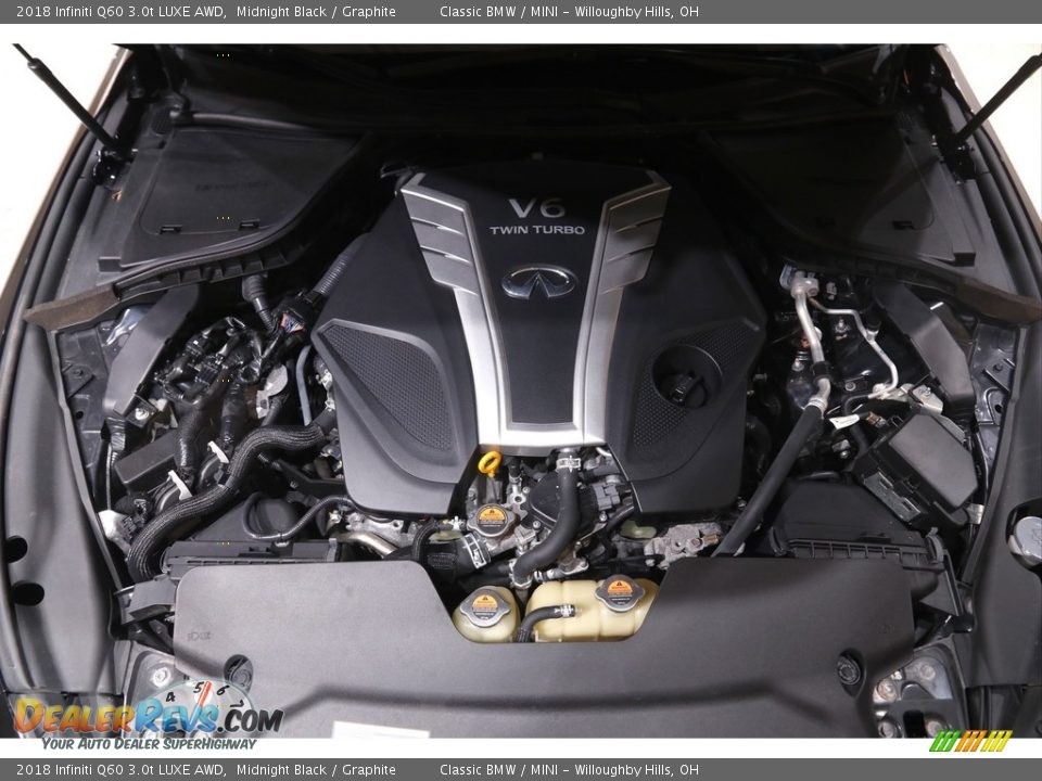 2018 Infiniti Q60 3.0t LUXE AWD 3.0 Liter Twin-Turbocharged DOHC 24-Valve CVTCS V6 Engine Photo #21