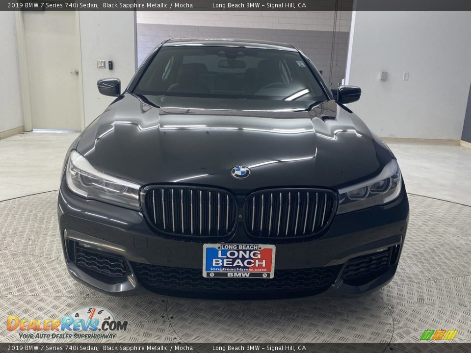 2019 BMW 7 Series 740i Sedan Black Sapphire Metallic / Mocha Photo #2