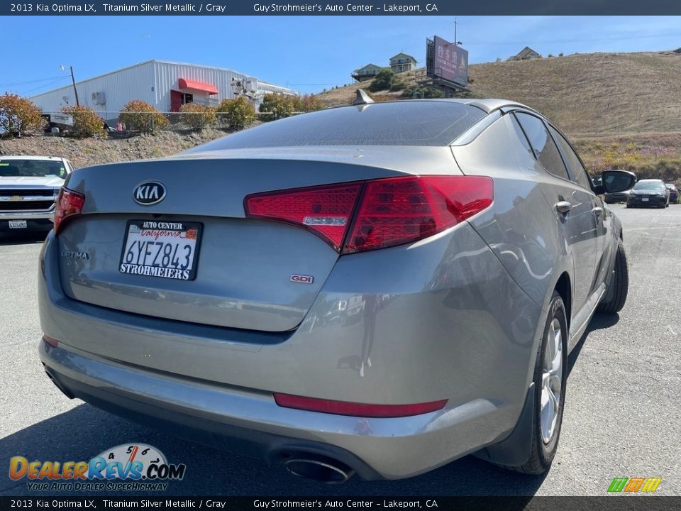 2013 Kia Optima LX Titanium Silver Metallic / Gray Photo #7