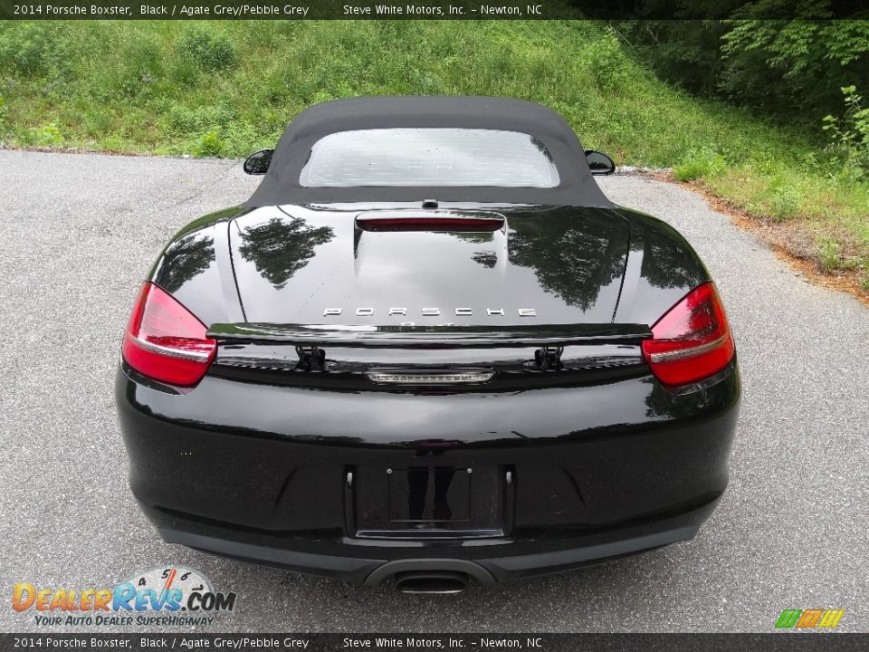 2014 Porsche Boxster Black / Agate Grey/Pebble Grey Photo #11