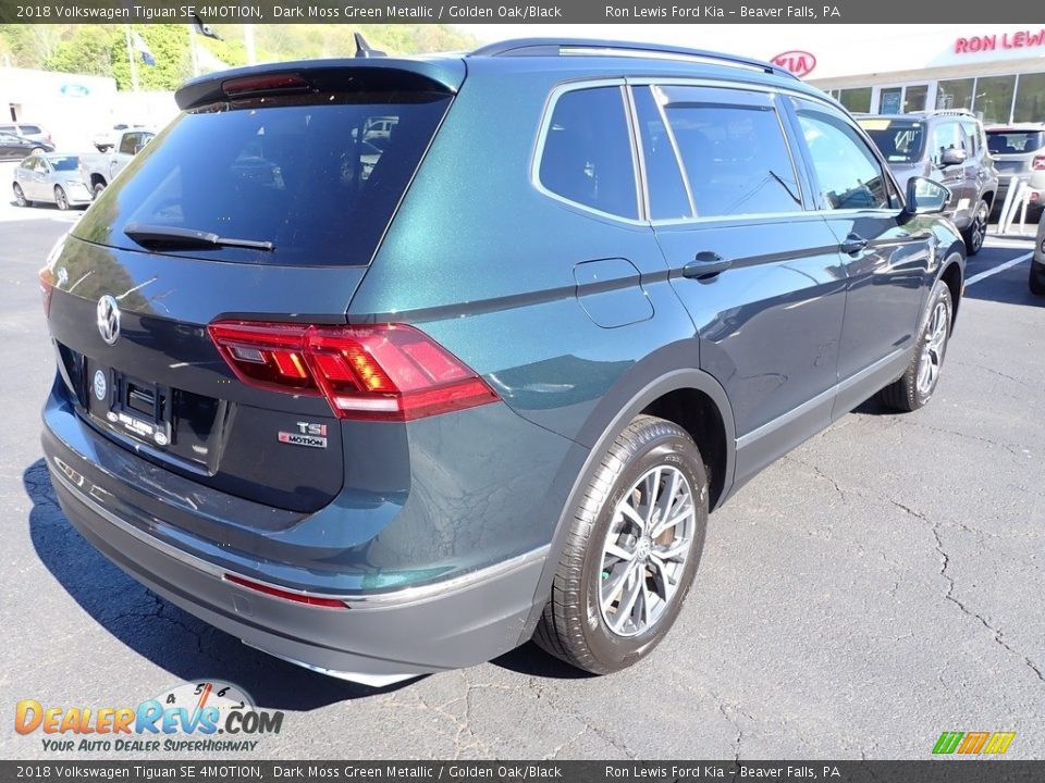 Dark Moss Green Metallic 2018 Volkswagen Tiguan SE 4MOTION Photo #8