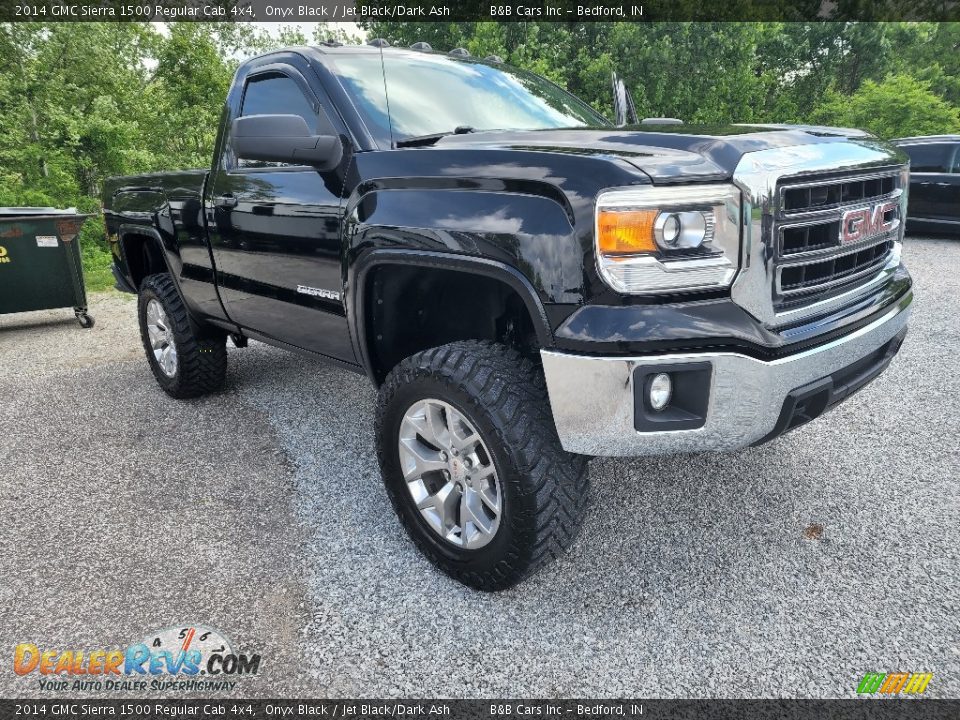 2014 GMC Sierra 1500 Regular Cab 4x4 Onyx Black / Jet Black/Dark Ash Photo #17