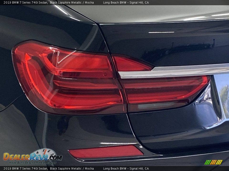 2019 BMW 7 Series 740i Sedan Black Sapphire Metallic / Mocha Photo #8