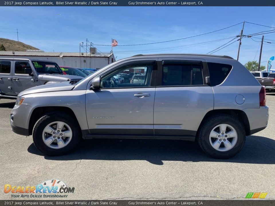 2017 Jeep Compass Latitude Billet Silver Metallic / Dark Slate Gray Photo #4