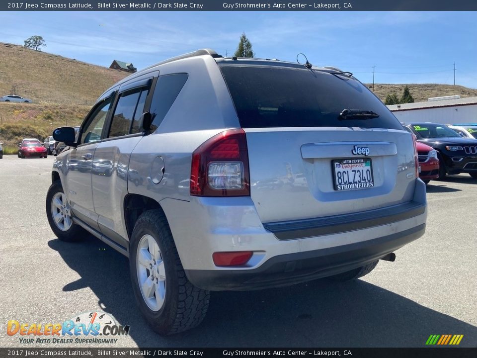 2017 Jeep Compass Latitude Billet Silver Metallic / Dark Slate Gray Photo #5