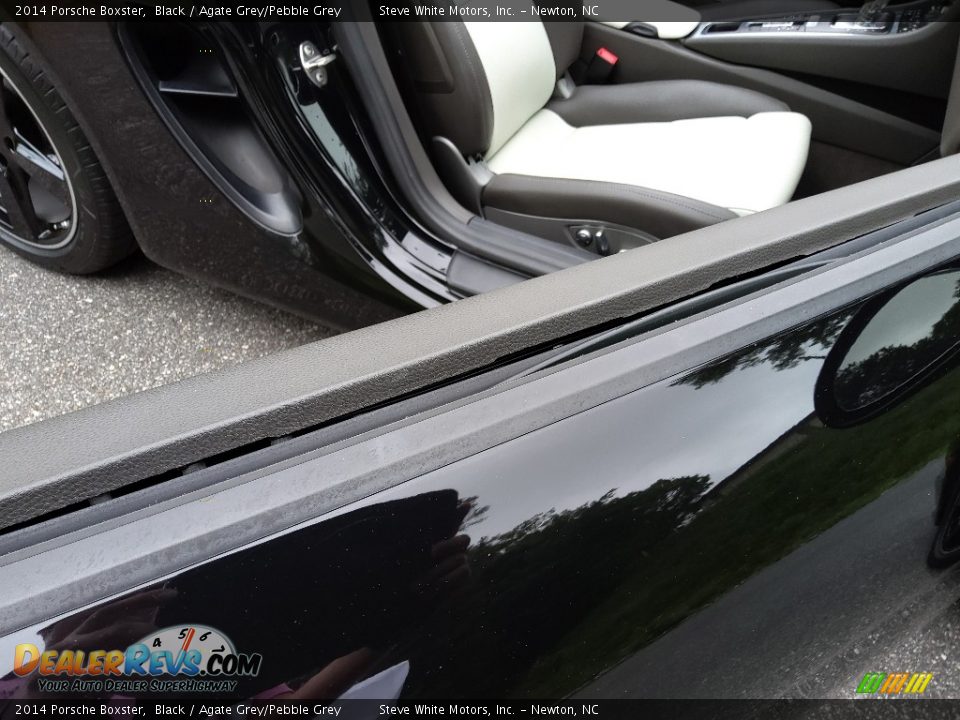 2014 Porsche Boxster Black / Agate Grey/Pebble Grey Photo #18