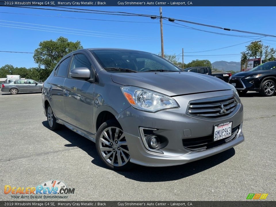 2019 Mitsubishi Mirage G4 SE Mercury Gray Metallic / Black Photo #1