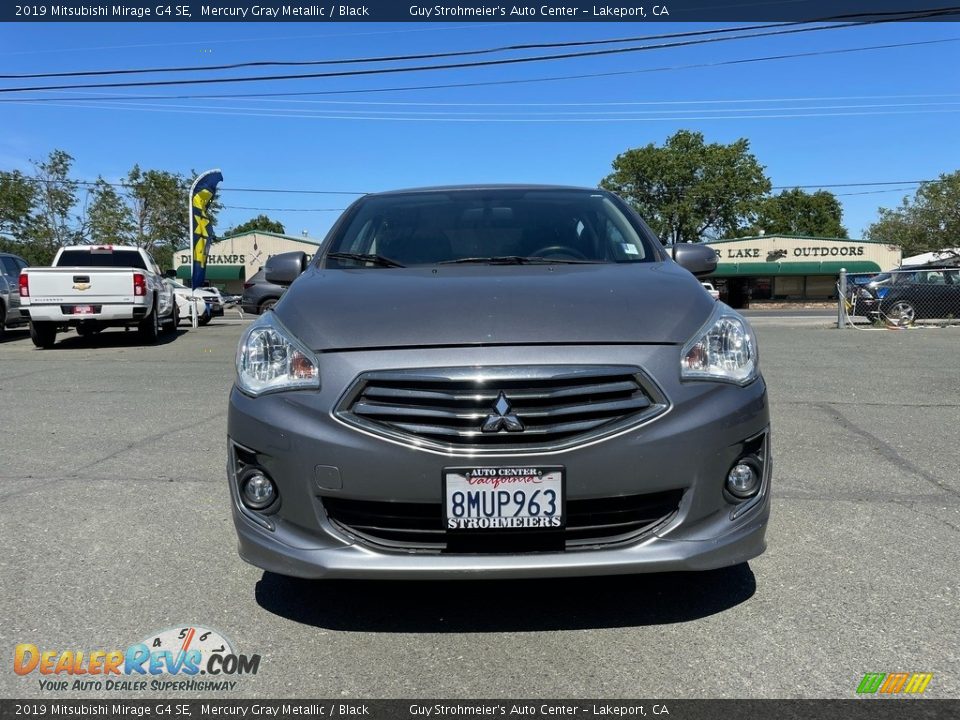 2019 Mitsubishi Mirage G4 SE Mercury Gray Metallic / Black Photo #2