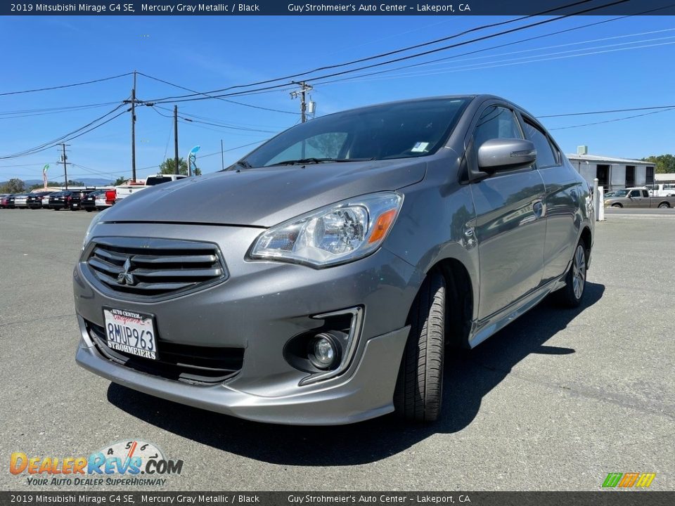 2019 Mitsubishi Mirage G4 SE Mercury Gray Metallic / Black Photo #3