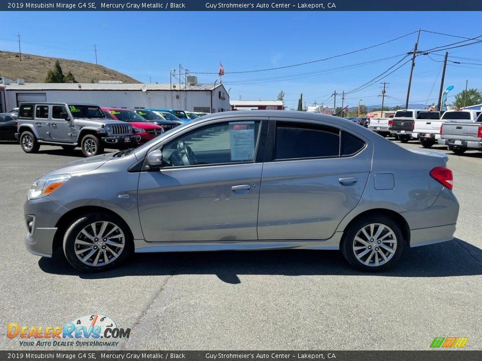 2019 Mitsubishi Mirage G4 SE Mercury Gray Metallic / Black Photo #4