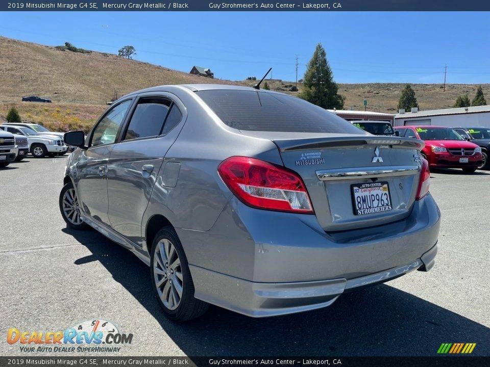 2019 Mitsubishi Mirage G4 SE Mercury Gray Metallic / Black Photo #5