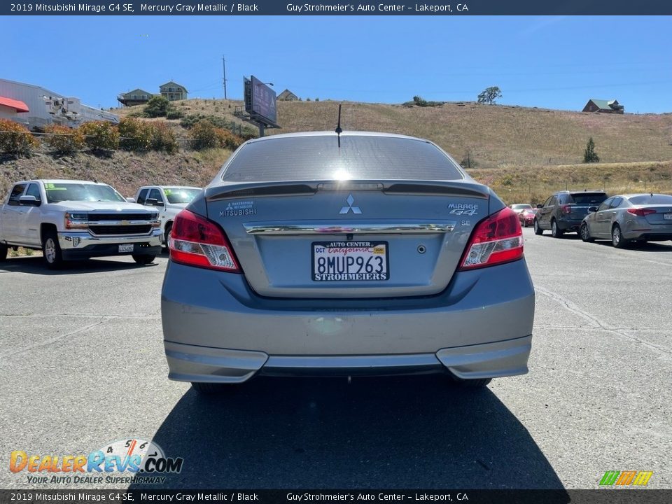 2019 Mitsubishi Mirage G4 SE Mercury Gray Metallic / Black Photo #6