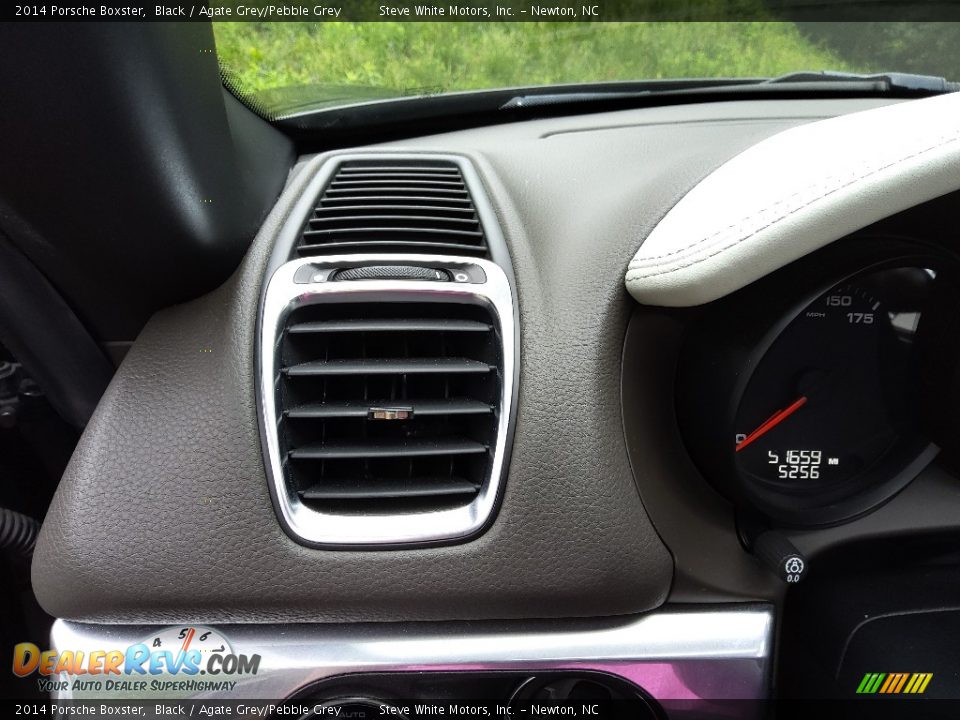 2014 Porsche Boxster Black / Agate Grey/Pebble Grey Photo #26