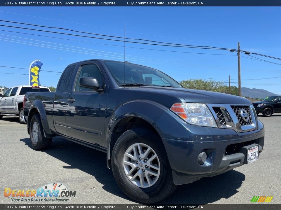 2017 Nissan Frontier SV King Cab Arctic Blue Metallic / Graphite Photo #1