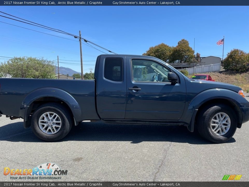 2017 Nissan Frontier SV King Cab Arctic Blue Metallic / Graphite Photo #4