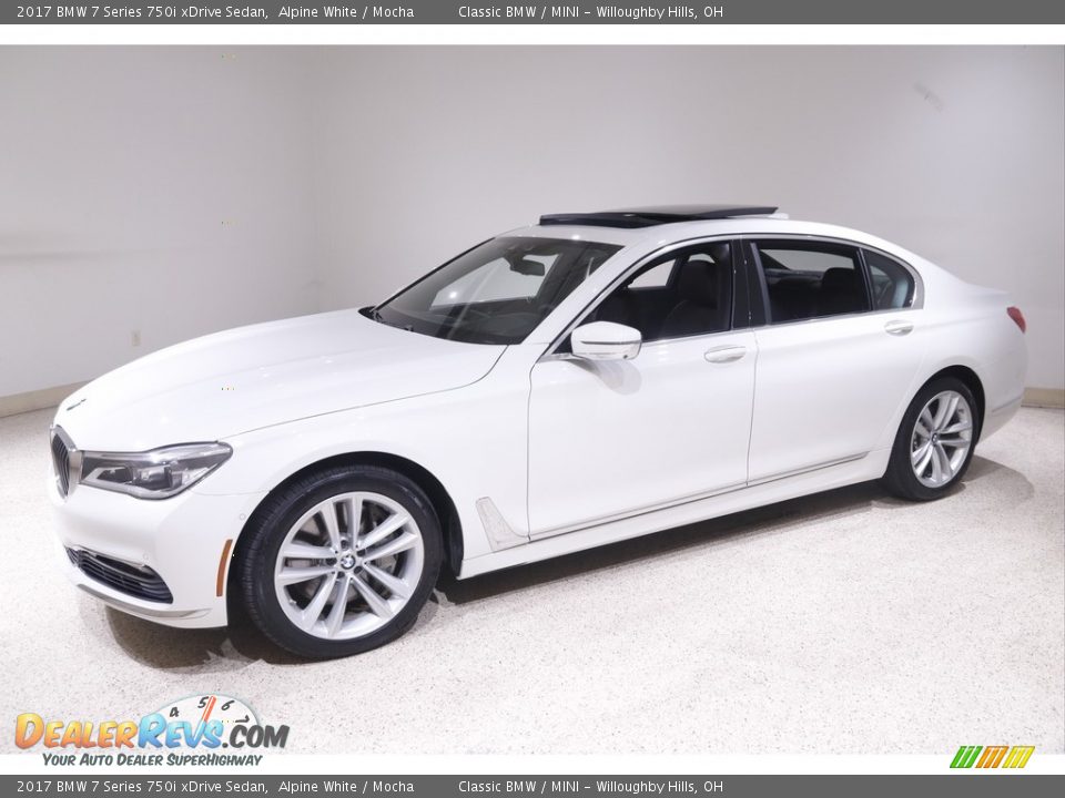 2017 BMW 7 Series 750i xDrive Sedan Alpine White / Mocha Photo #3