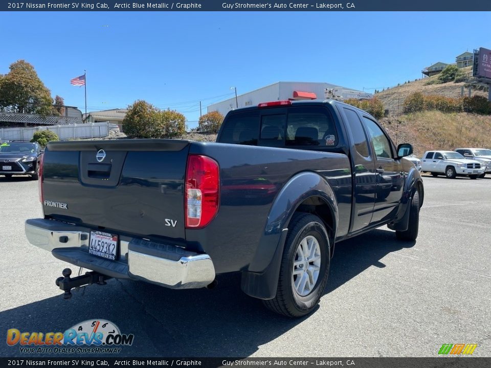 2017 Nissan Frontier SV King Cab Arctic Blue Metallic / Graphite Photo #5