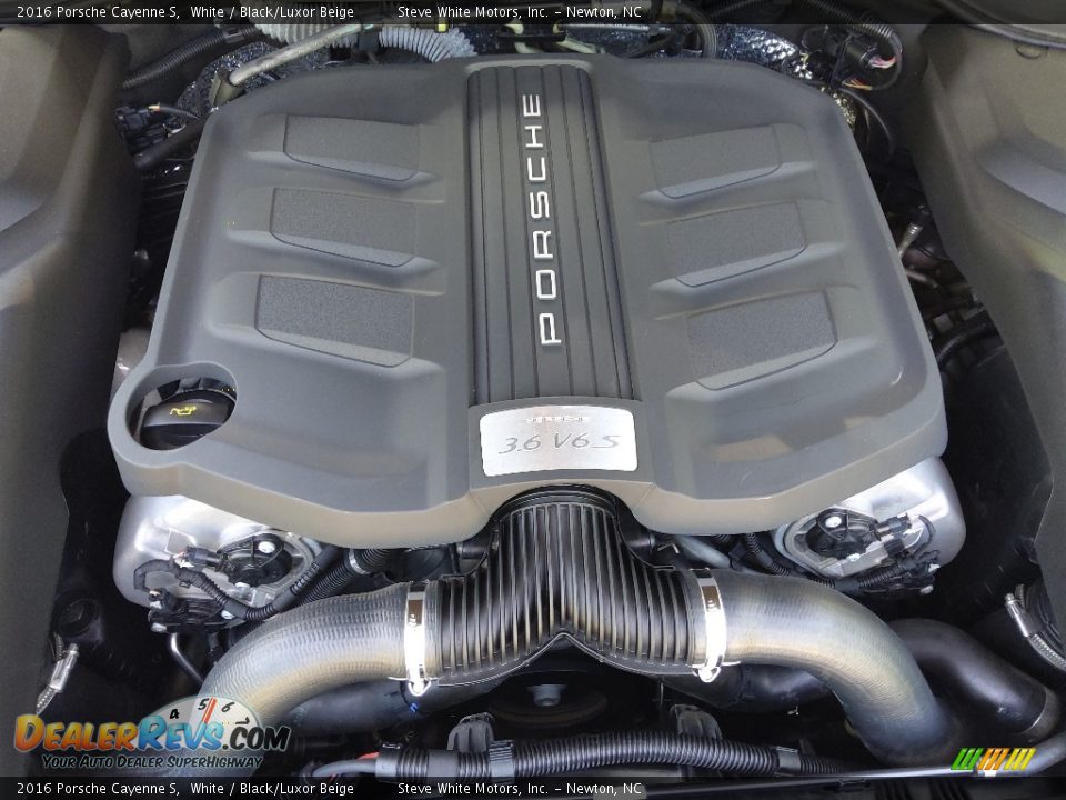 2016 Porsche Cayenne S 3.6 Liter DFI Twin-Turbocharged DOHC 24-Valve VVT V6 Engine Photo #9