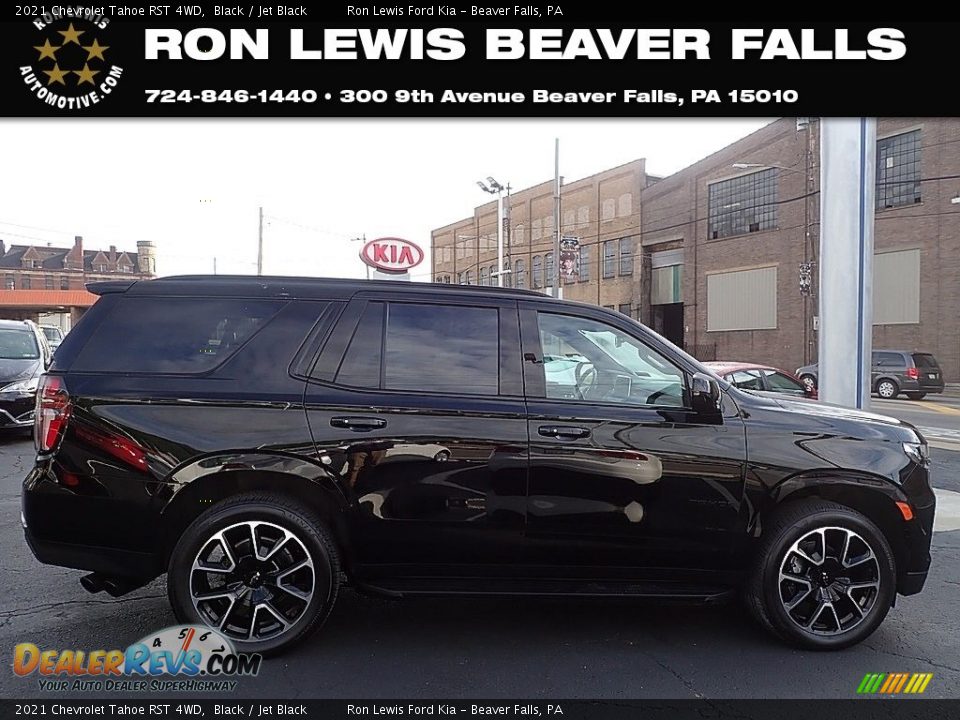 2021 Chevrolet Tahoe RST 4WD Black / Jet Black Photo #1